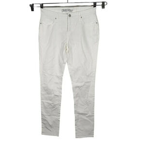 Faded Glory White Skinny Jeans Women Size 10 Average Zipper Fly UNWORN